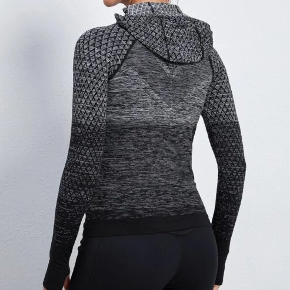 Dark Grey Hooded Sport Jacket in L - Picture 2 of 3